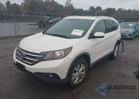 2014 Honda Cr-V Ex-L from USA, damaged, VIN 5J6RM4H75EL100826